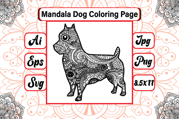 A Dog Mandala Graphic for Friendly Branding