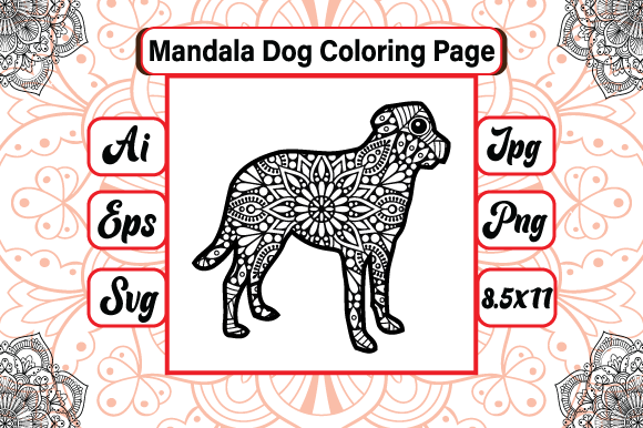 A Practical Design Review for the Mandala Dog Coloring Page