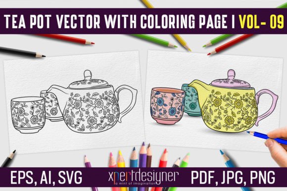 A Teapot SVG Graphics Asset for Crafters