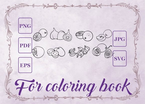 An Honest Design Review: Coloring Book Fruits for Commercial Graphics