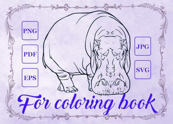 Behemoth Animals Graphics for Coloring Pages and Commercial Use