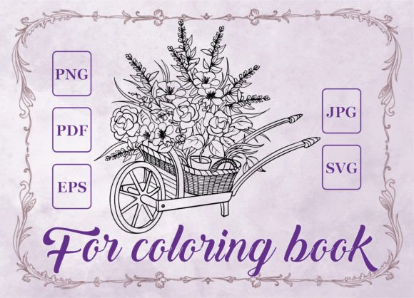 Evaluating the Garden Cart Coloring Book for Embroidery