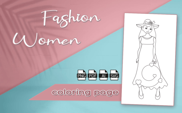 Fashion Women Coloring Pages: A Design Asset Review for Brand Communication