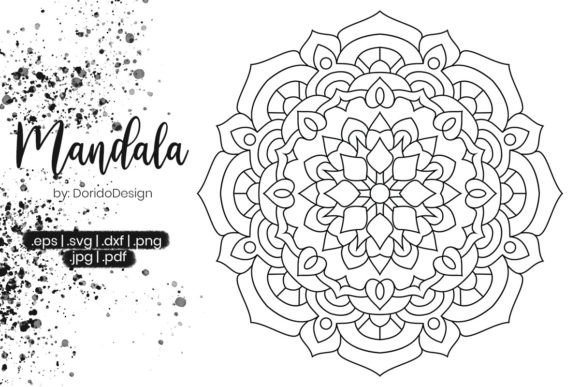 Mandala Coloring Page Vol.005: A Designer's Review for Real Projects