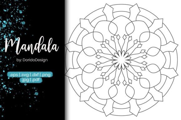 Mandala Coloring Page Vol.1: Graphics & Coloring Pages Amp