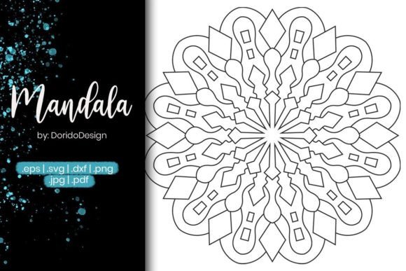 Mandala Coloring Page Vol.3: Graphics & Coloring Pages Amp