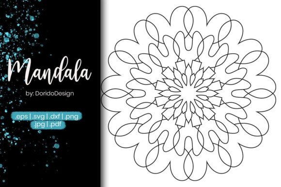 Mandala Coloring Page Vol.5: Graphics & Coloring Pages Amp Review