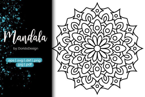 Mandala Coloring Page Vol.71: A Publisher's Graphic Asset Review