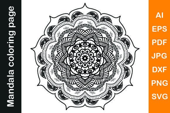 Mandala Coloring Pages Vol. 11 Graphics & Coloring Pages Amp